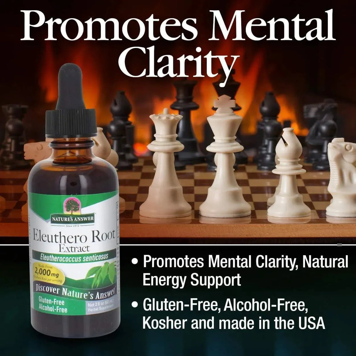 NATURE´S ANSWER - Nature's Answer Alcohol-Free Eleuthero Root 2000Mg. 2 Fl. Oz. - The Red Vitamin MX - Suplementos Alimenticios - {{ shop.shopifyCountryName }}