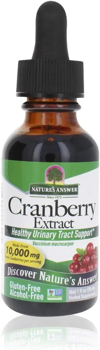 NATURE´S ANSWER - Nature's Answer Cranberry Extract 10000Mg. 30Ml. - The Red Vitamin MX - Suplementos Alimenticios - {{ shop.shopifyCountryName }}