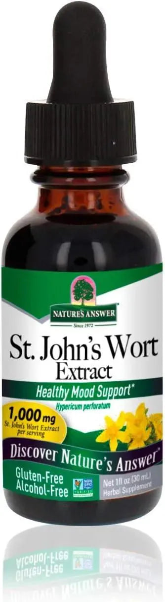 NATURE´S ANSWER - Nature's Answer St. John's Wort Alcohol-Free Liquid Extract 30Ml. - The Red Vitamin MX - Suplementos Alimenticios - {{ shop.shopifyCountryName }}