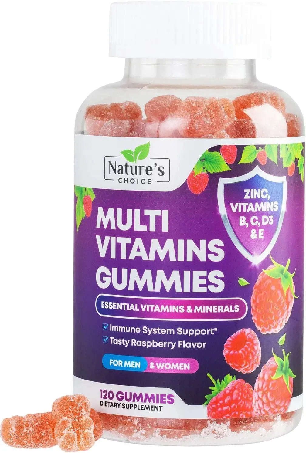 NATURES CHOICE - Nature's Choice Daily Multivitamin Gummies 120 Gomitas - The Red Vitamin MX - Suplementos Alimenticios - {{ shop.shopifyCountryName }}