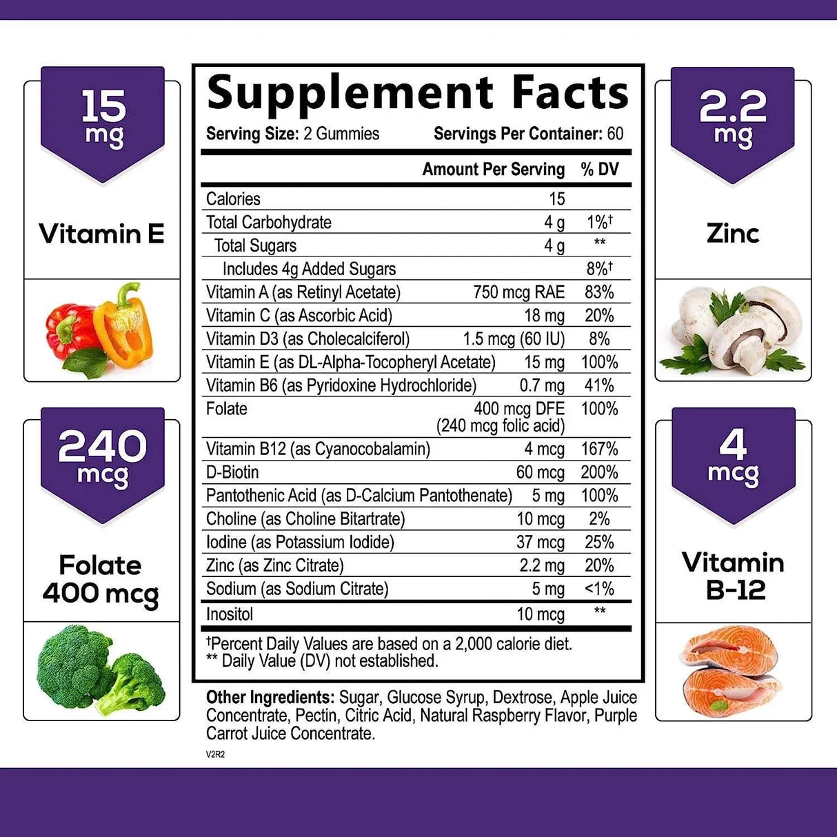 NATURES CHOICE - Nature's Choice Daily Multivitamin Gummies 120 Gomitas - The Red Vitamin MX - Suplementos Alimenticios - {{ shop.shopifyCountryName }}