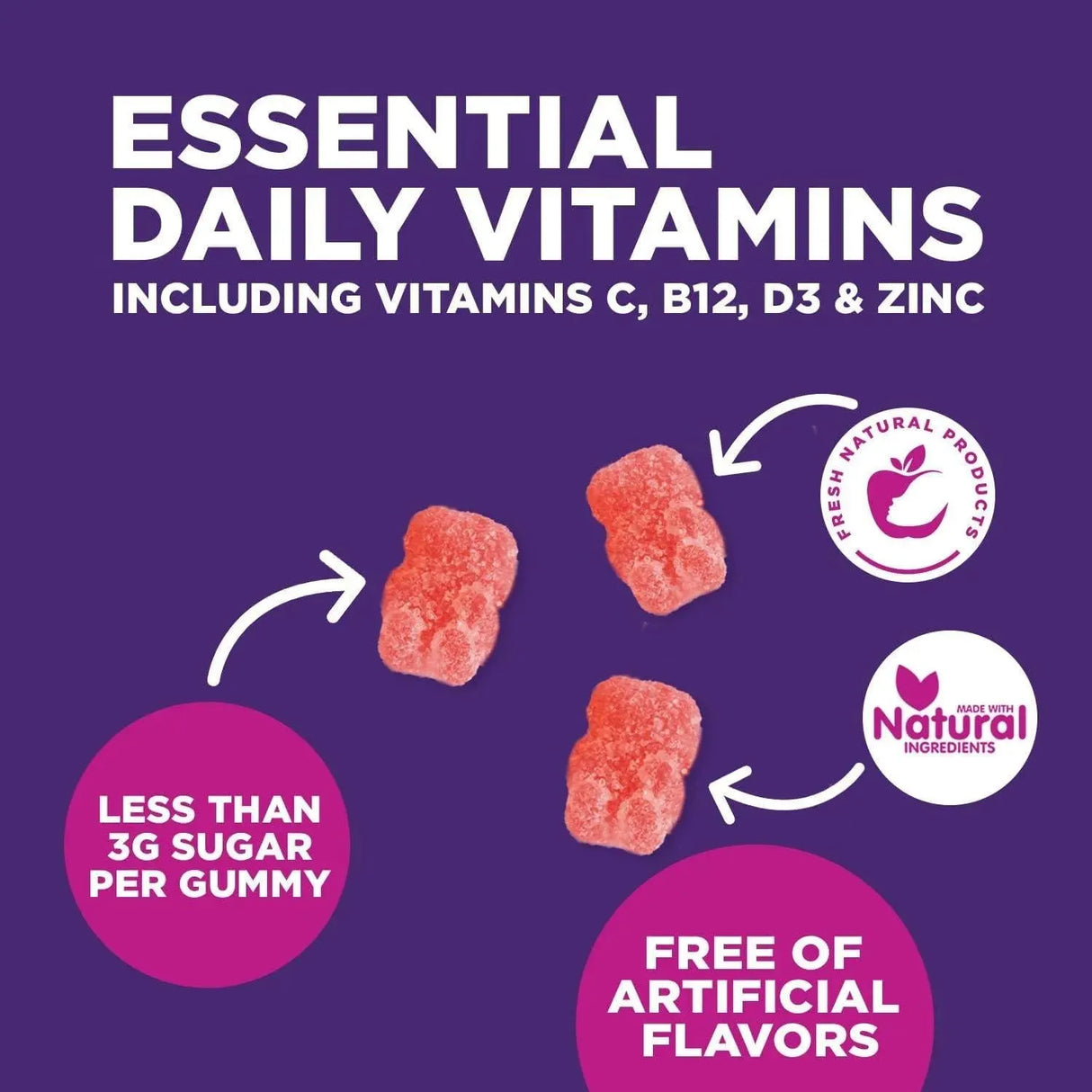 NATURES CHOICE - Nature's Choice Daily Multivitamin Gummies 120 Gomitas - The Red Vitamin MX - Suplementos Alimenticios - {{ shop.shopifyCountryName }}