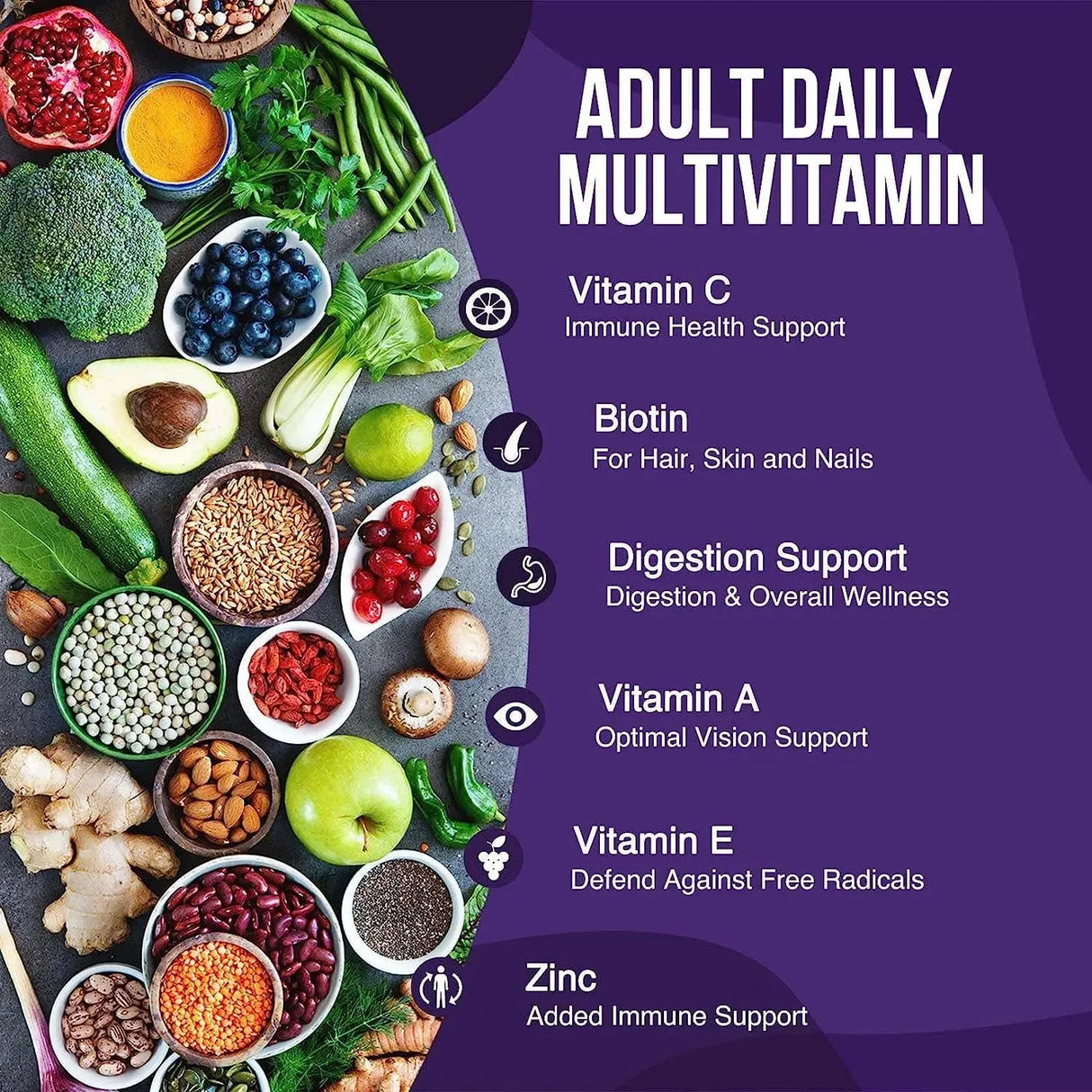 NATURES CHOICE - Nature's Choice Daily Multivitamin Gummies 120 Gomitas - The Red Vitamin MX - Suplementos Alimenticios - {{ shop.shopifyCountryName }}