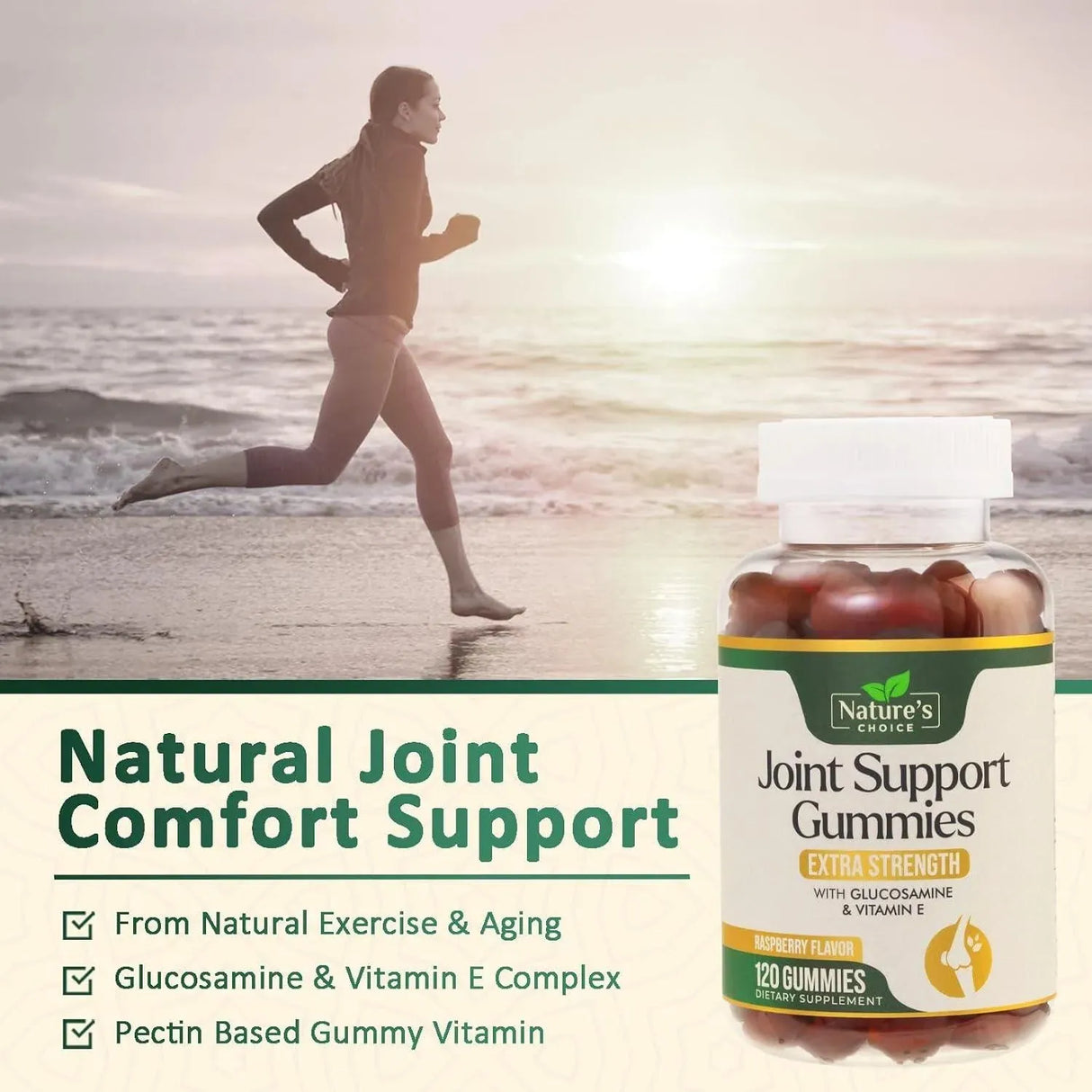 NATURES CHOICE - Nature's Choice Joint Support Gummies Extra Strength Glucosamine 120 Gomitas - The Red Vitamin MX - Suplementos Alimenticios - {{ shop.shopifyCountryName }}