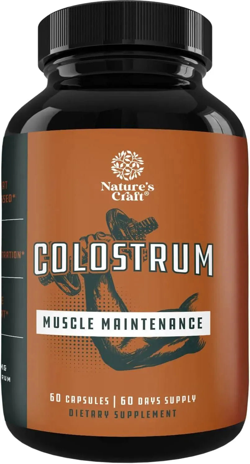 NATURES CRAFT - Natures Craft Bovine Colostrum Capsules with Immunoglobulin G 60 Capsulas - The Red Vitamin MX - Suplementos Alimenticios - {{ shop.shopifyCountryName }}