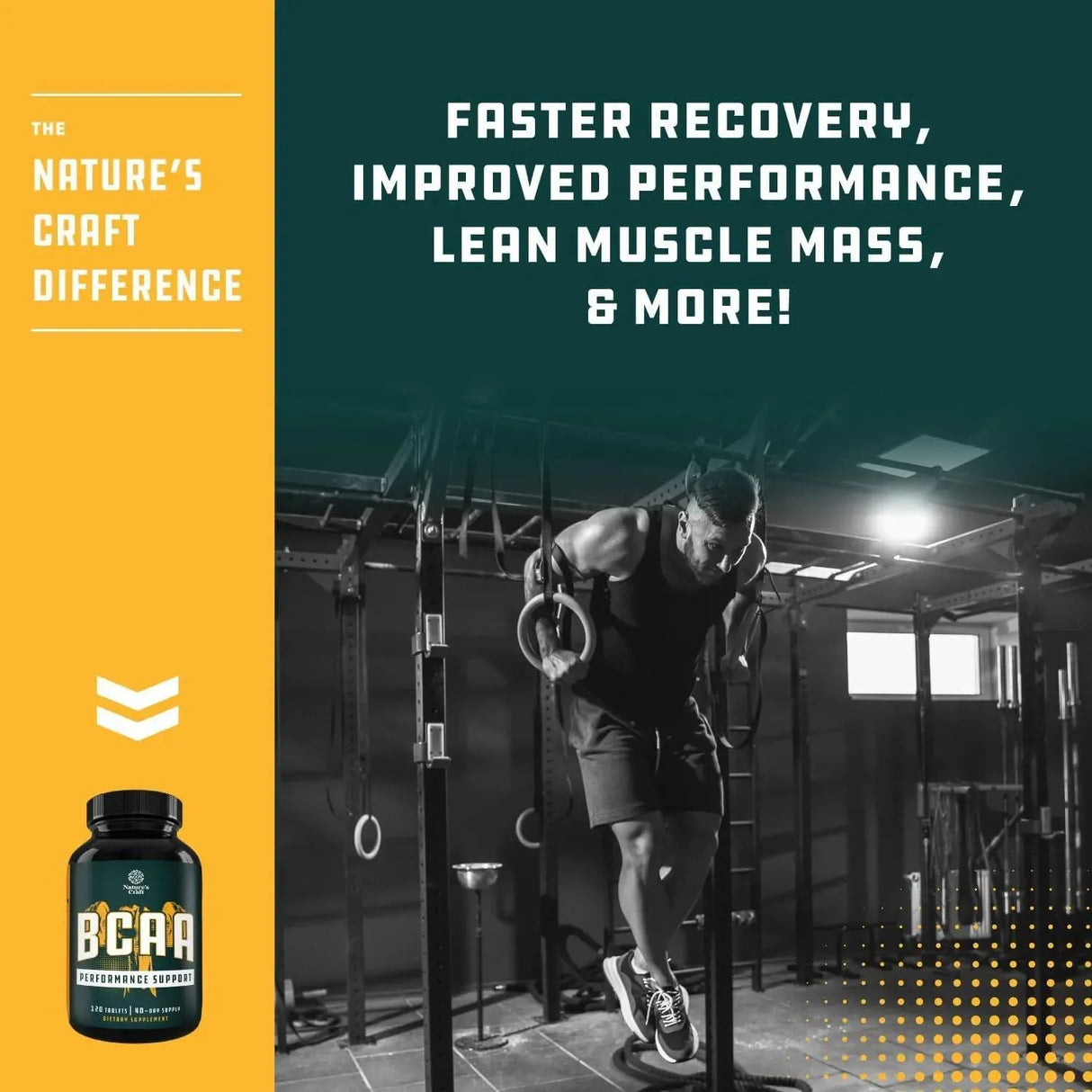 NATURES CRAFT - Natures Craft Branch Chain Amino Acids 120 Tabletas - The Red Vitamin MX - Suplementos Alimenticios - {{ shop.shopifyCountryName }}