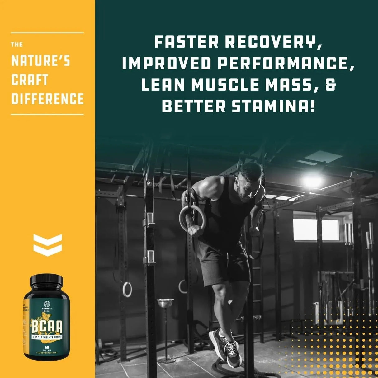 NATURES CRAFT - Natures Craft Branch Chain Amino Acids 60 Tabletas - The Red Vitamin MX - Suplementos Alimenticios - {{ shop.shopifyCountryName }}