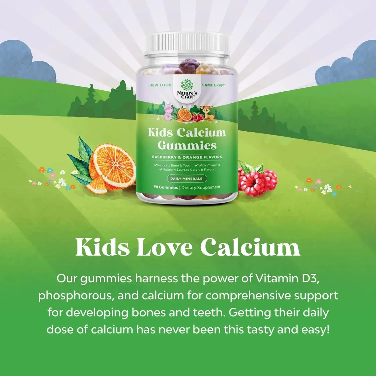 NATURES CRAFT - Natures Craft Delicious Kids Calcium Gummies 90 Gomitas - The Red Vitamin MX - Suplementos Alimenticios - {{ shop.shopifyCountryName }}
