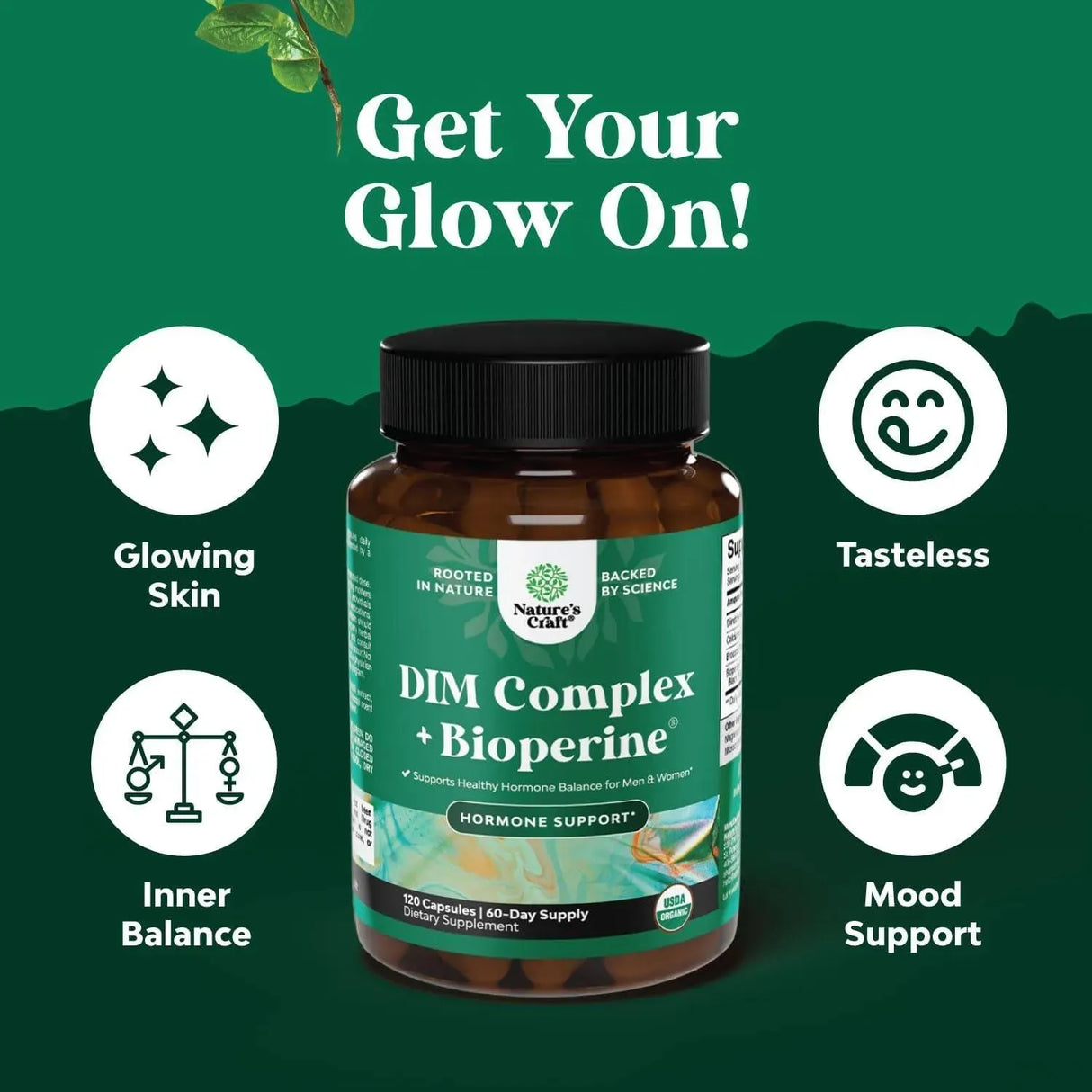 NATURES CRAFT - Natures Craft DIM Complex 120 Capsulas - The Red Vitamin MX - Suplementos Alimenticios - {{ shop.shopifyCountryName }}