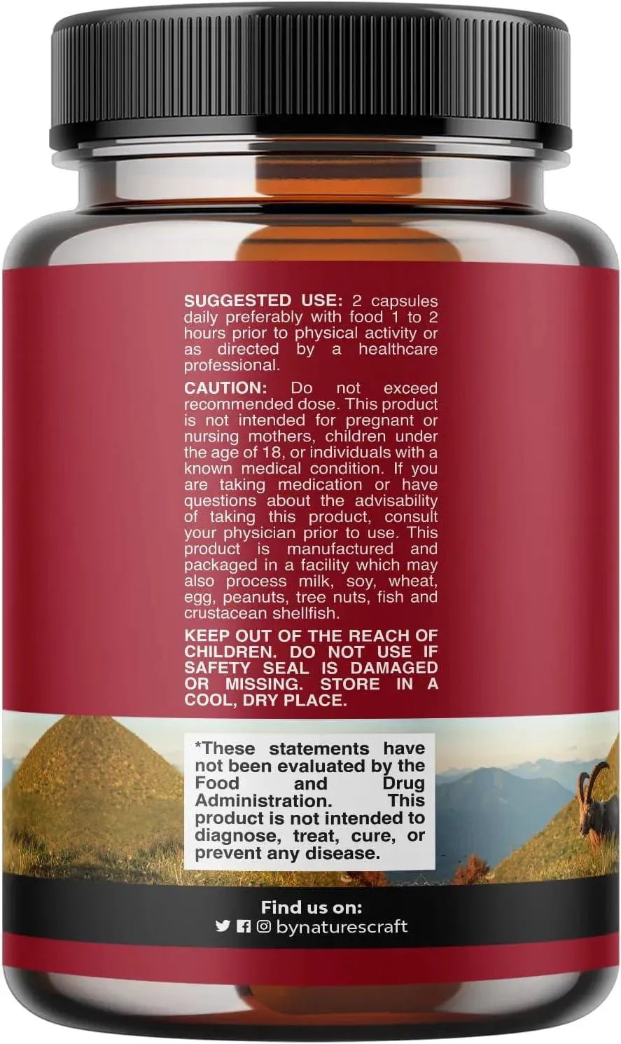 NATURES CRAFT - Natures Craft Horny Goat Weed 60 Capsulas - The Red Vitamin MX - Suplementos Alimenticios - {{ shop.shopifyCountryName }}