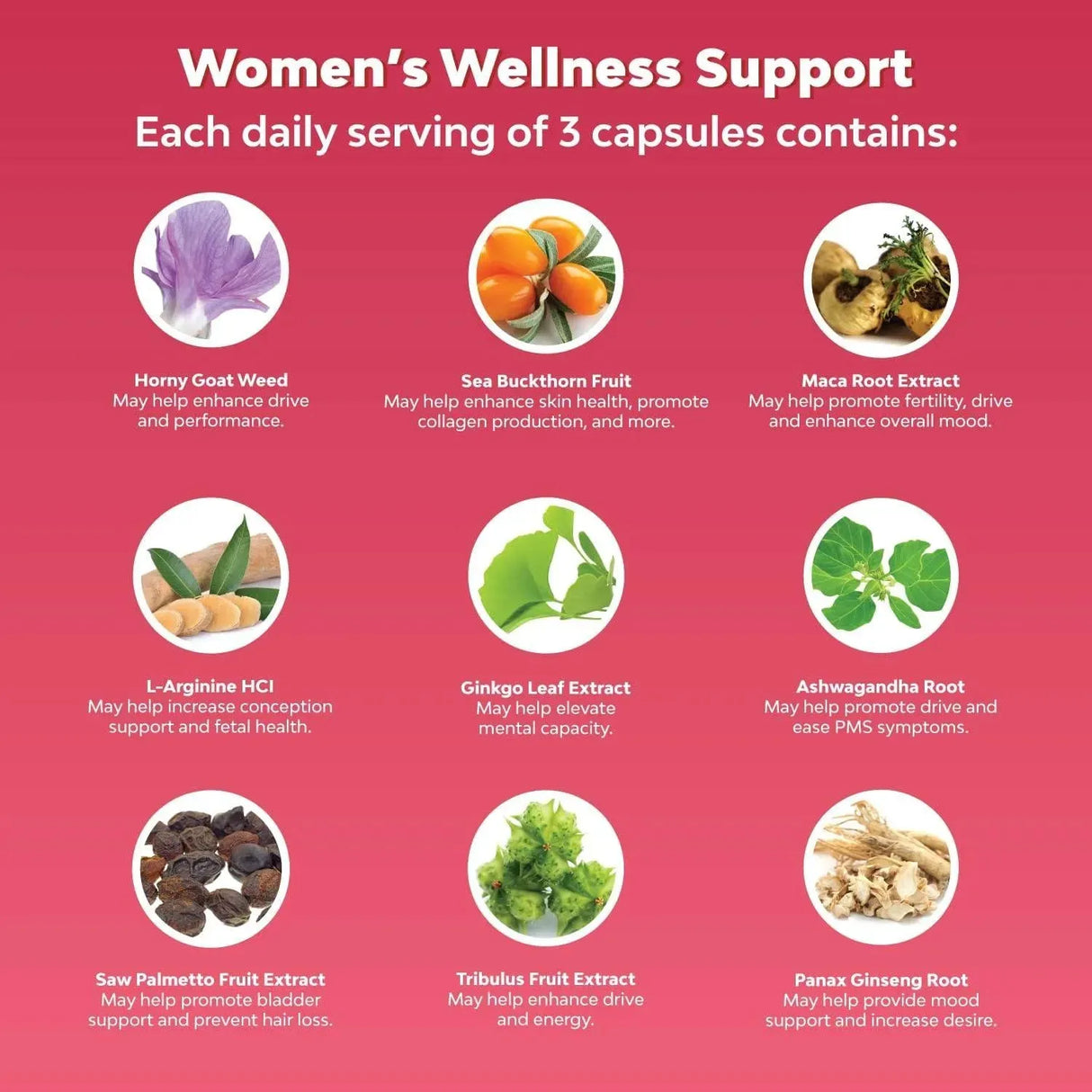 NATURES CRAFT - Natures Craft Horny Goat Weed for Women Complex 90 Capsulas - The Red Vitamin MX - Suplementos Alimenticios - {{ shop.shopifyCountryName }}