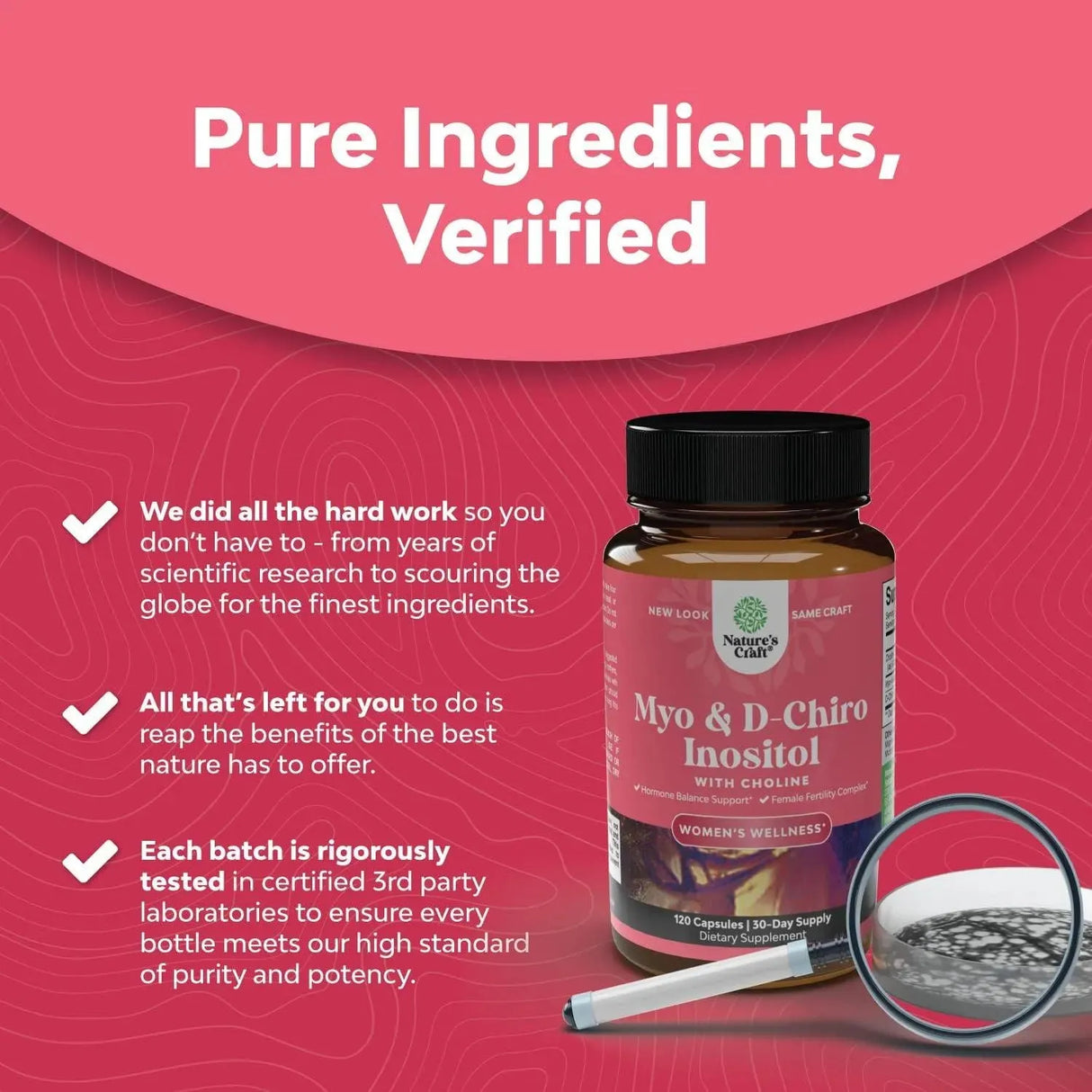 NATURES CRAFT - Natures Craft Myo-Inositol & D-Chiro Inositol 120 Capsulas - The Red Vitamin MX - Suplementos Alimenticios - {{ shop.shopifyCountryName }}