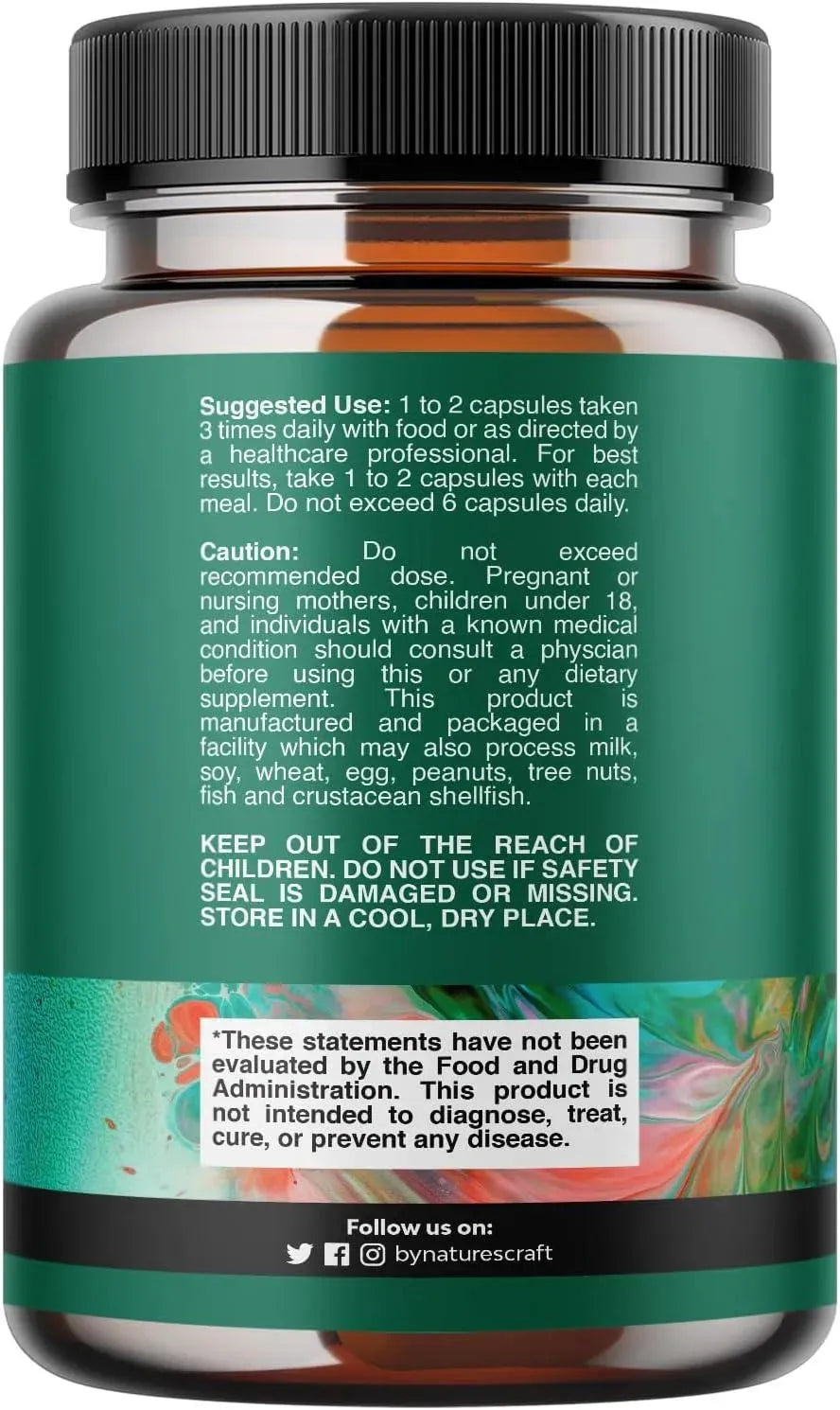 NATURES CRAFT - Natures Craft Pancreatin Digestive Enzymes 120 Capsulas - The Red Vitamin MX - Suplementos Alimenticios - {{ shop.shopifyCountryName }}