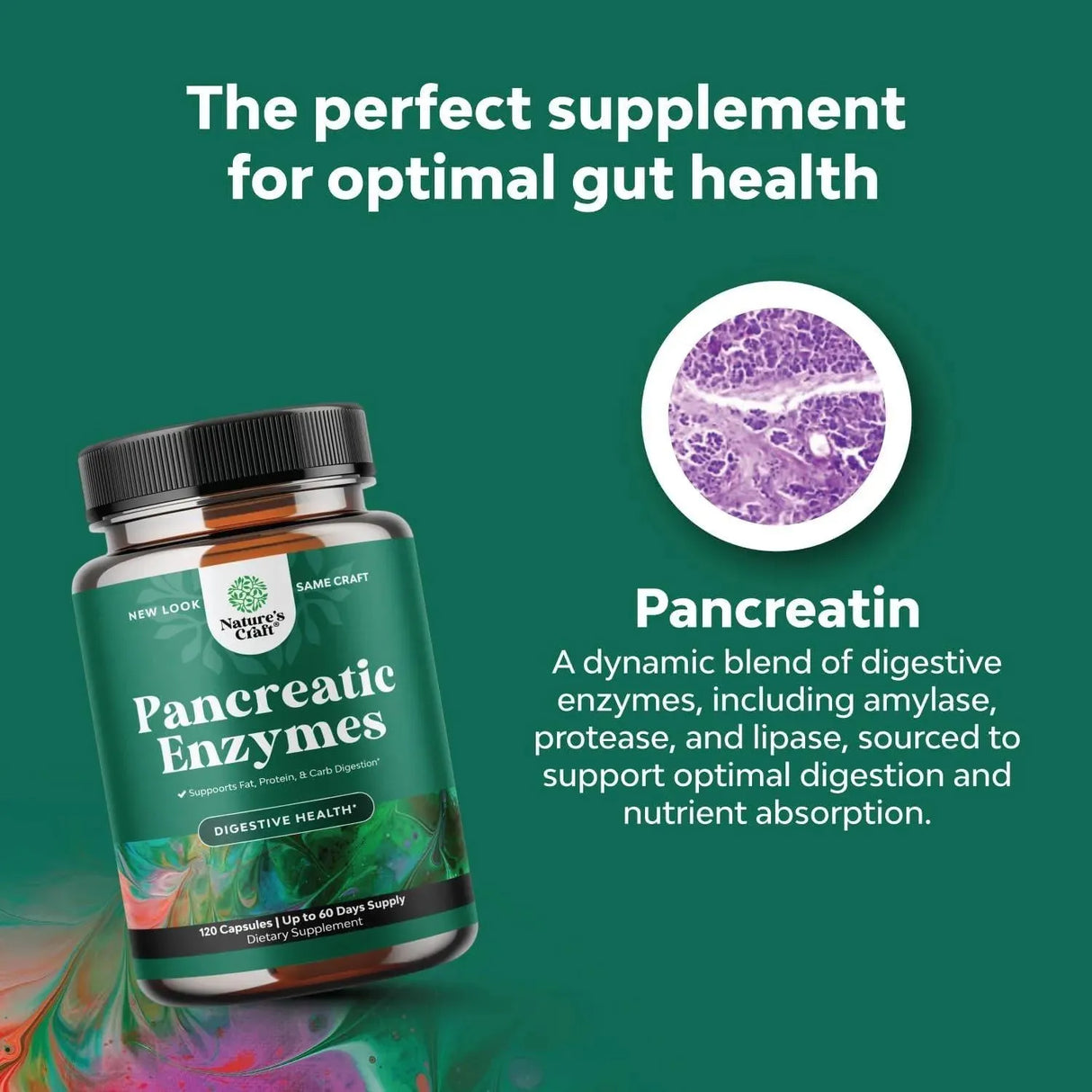 NATURES CRAFT - Natures Craft Pancreatin Digestive Enzymes 120 Capsulas - The Red Vitamin MX - Suplementos Alimenticios - {{ shop.shopifyCountryName }}