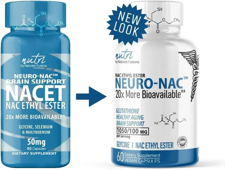 NATURE´S FUSIONS - Nature's Fusions Neuro NAC Supplement N-Acetyl Cysteine Ethyl Ester 60 Capsulas - The Red Vitamin MX - Suplementos Alimenticios - {{ shop.shopifyCountryName }}