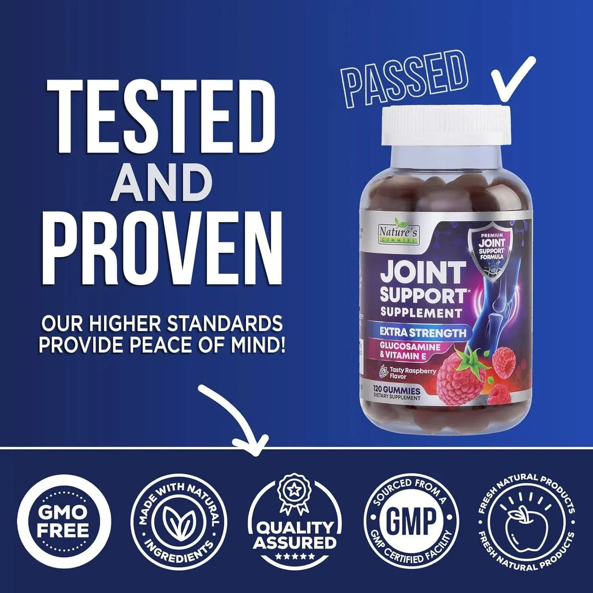 NATURE´S GUMMIES - Nature's Gummies Joint Support Glucosamine 120 Gomitas - The Red Vitamin MX - Suplementos Alimenticios - {{ shop.shopifyCountryName }}