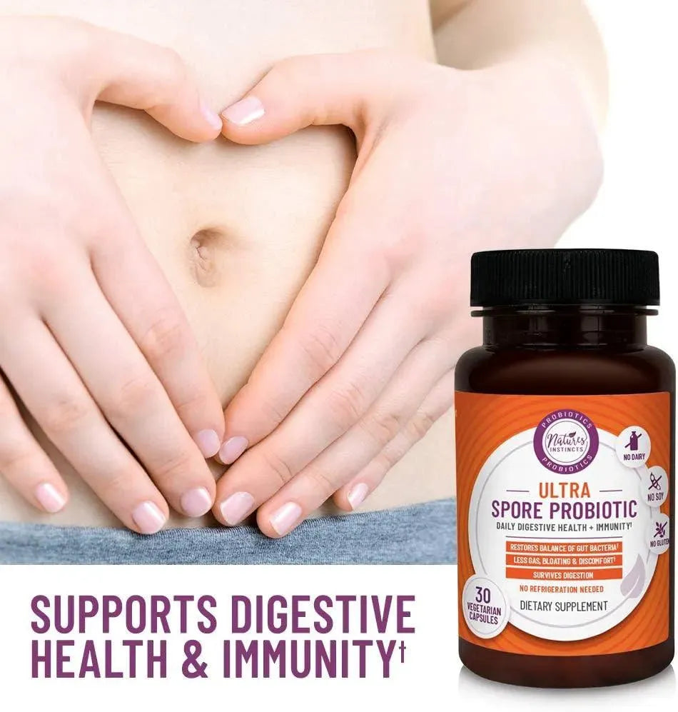 NATURES INSTINCTS - Natures Instincts Ultra Spore Probiotic 30 Capsulas - The Red Vitamin MX - Suplementos Alimenticios - {{ shop.shopifyCountryName }}