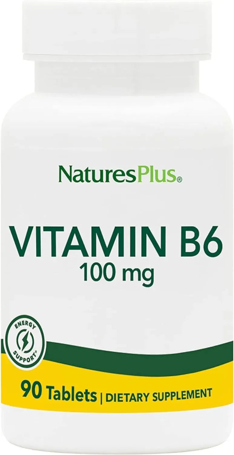 NATURES PLUS - Nature's Plus Vitamin B-6 100Mg. 90 Tabletas - The Red Vitamin MX - Suplementos Alimenticios - {{ shop.shopifyCountryName }}