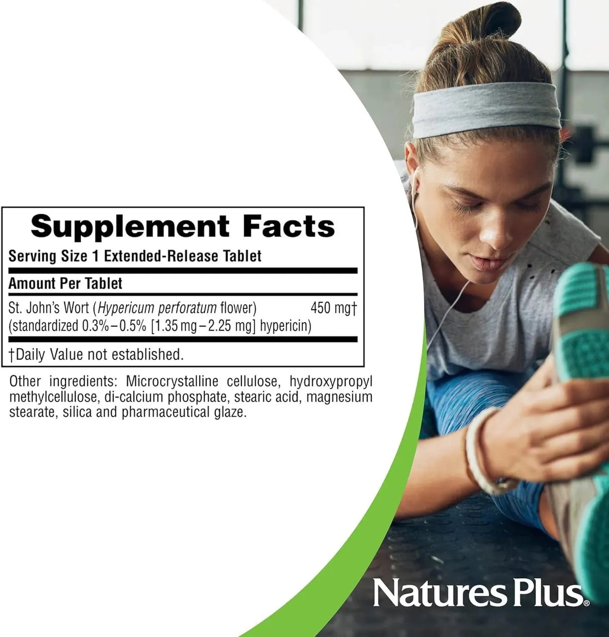 NATURES PLUS - NaturesPlus Herbal Actives St John's Wort 450Mg. 60 Tabletas - The Red Vitamin MX - Suplementos Alimenticios - {{ shop.shopifyCountryName }}