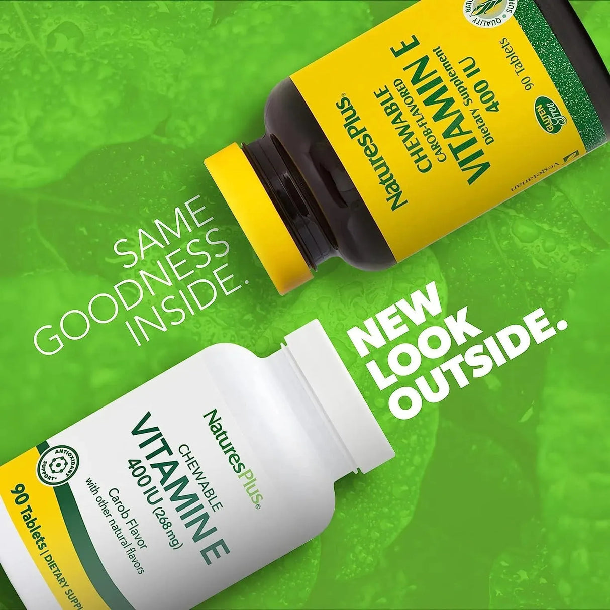 NATURES PLUS - NaturesPlus Vitamin E Chewable 268Mg. 90 Tabletas - The Red Vitamin MX - Suplementos Alimenticios - {{ shop.shopifyCountryName }}