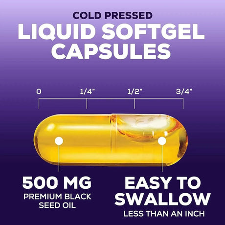 NATURE´S STRENGHT - Nature's Strength Premium Black Seed Oil Capsules 1000Mg. 60 Capsulas - The Red Vitamin MX - Suplementos Alimenticios - {{ shop.shopifyCountryName }}