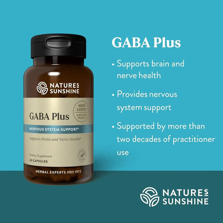 NATURES SUNSHINE - Nature's Sunshine GABA Plus 60 Capsulas - The Red Vitamin MX - Suplementos Alimenticios - {{ shop.shopifyCountryName }}