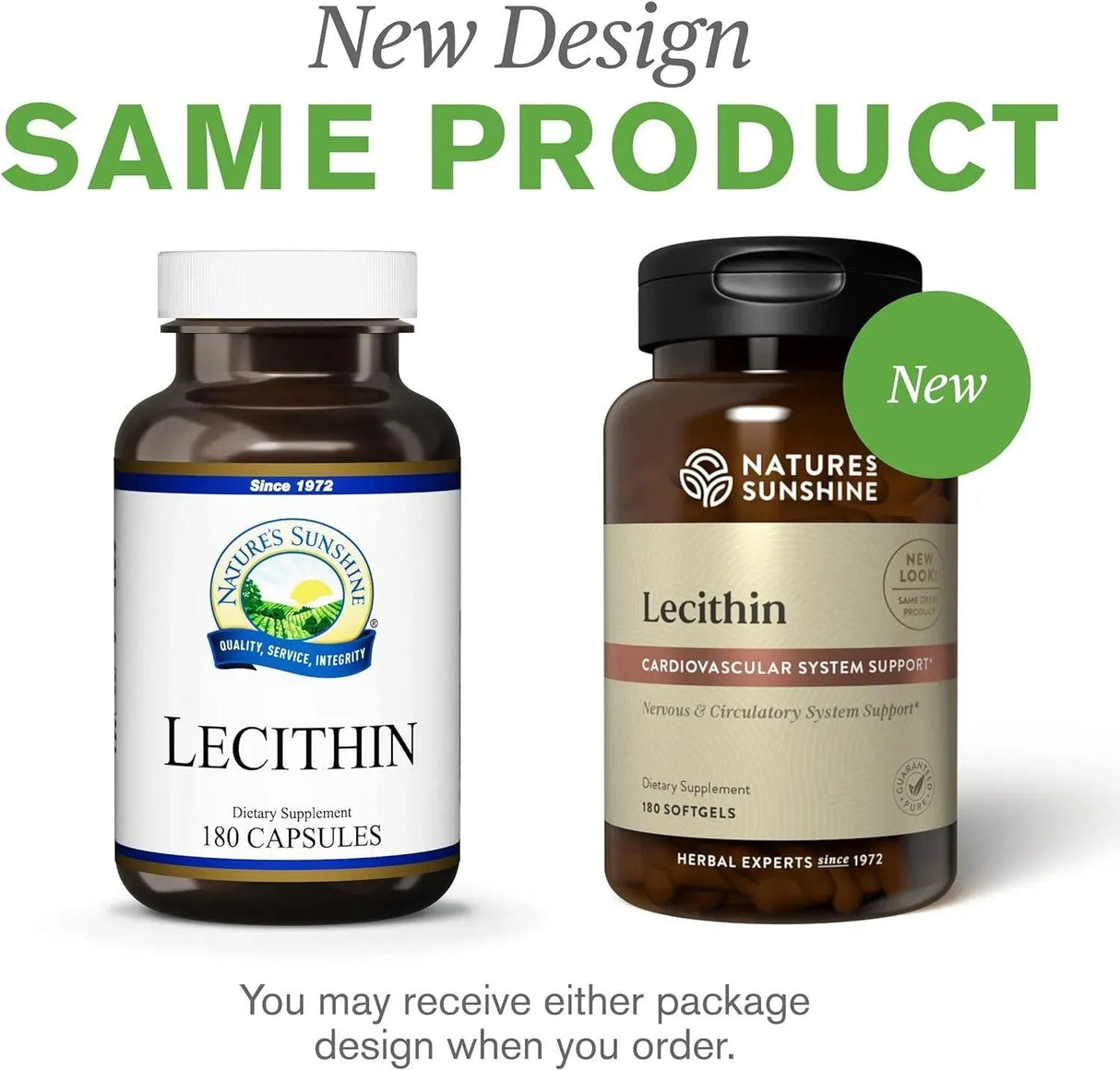 NATURES SUNSHINE - Nature's Sunshine Lecithin 180 Capsulas Blandas - The Red Vitamin MX - Suplementos Alimenticios - {{ shop.shopifyCountryName }}