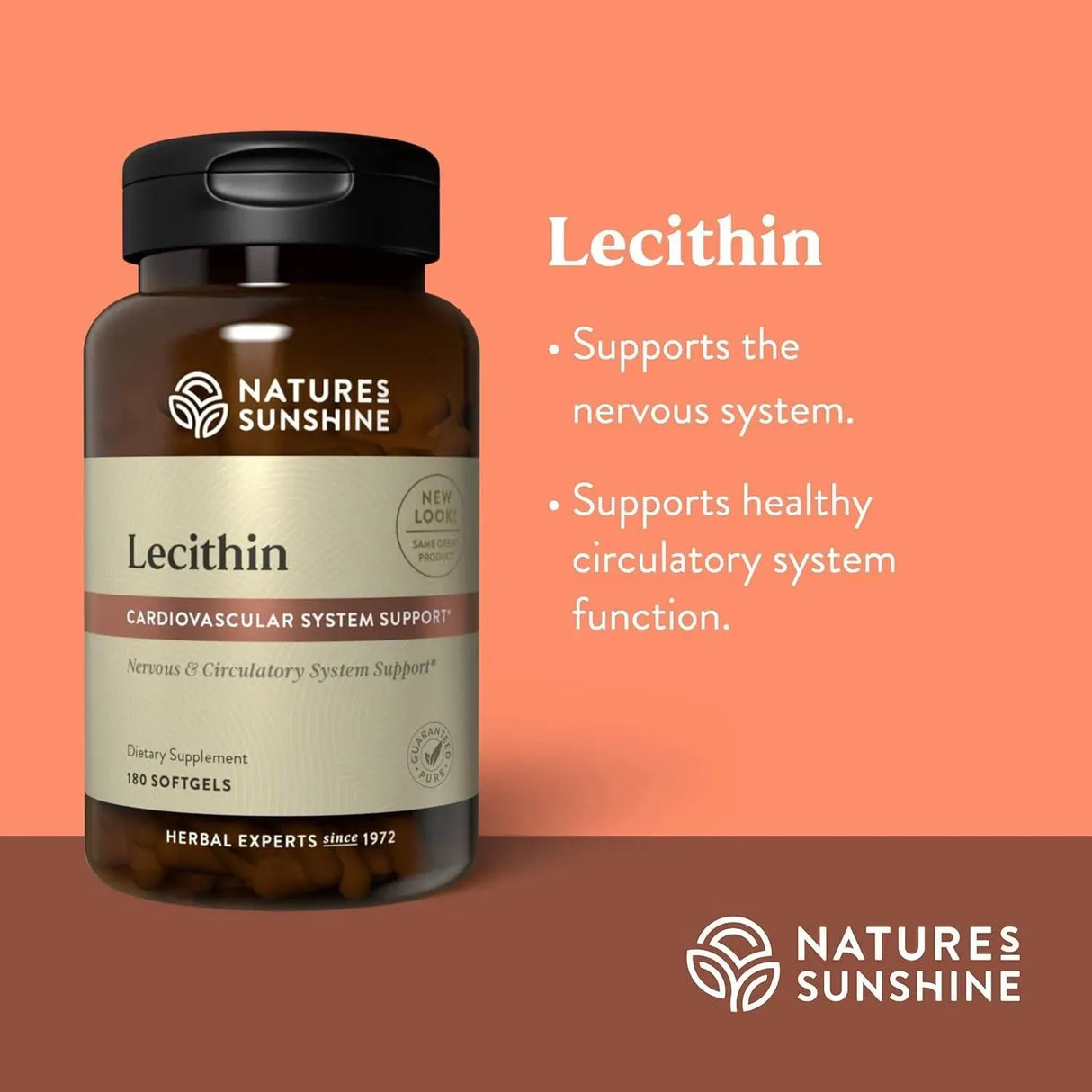 NATURES SUNSHINE - Nature's Sunshine Lecithin 180 Capsulas Blandas - The Red Vitamin MX - Suplementos Alimenticios - {{ shop.shopifyCountryName }}