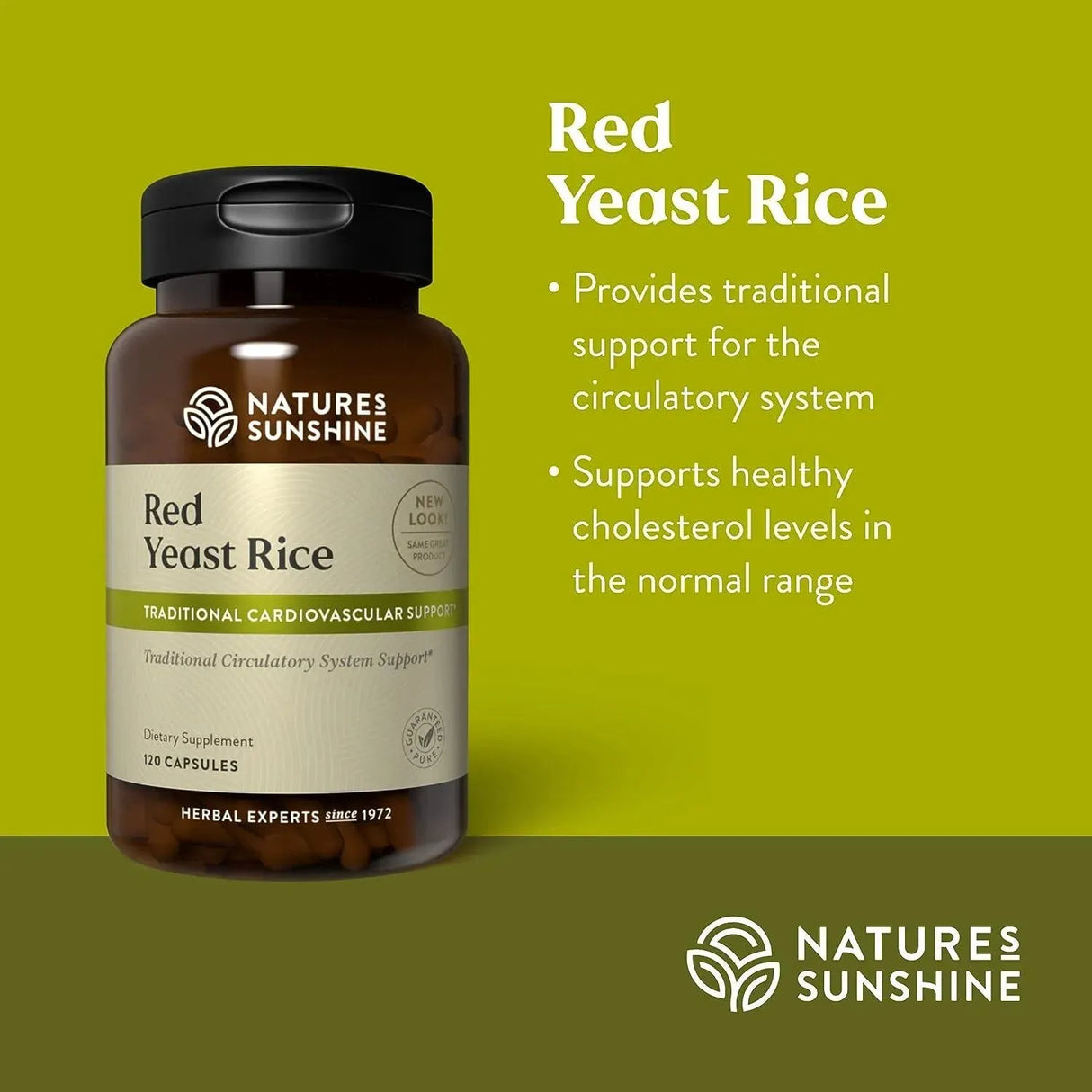 NATURES SUNSHINE - Nature's Sunshine Red Yeast Rice 120 Capsulas - The Red Vitamin MX - Suplementos Alimenticios - {{ shop.shopifyCountryName }}