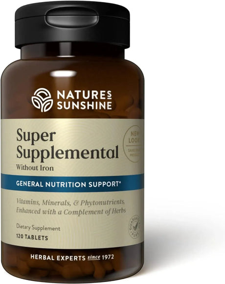 NATURES SUNSHINE - Nature's Sunshine Super Supplemental w/o Iron 120 Tabletas - The Red Vitamin MX - Suplementos Alimenticios - {{ shop.shopifyCountryName }}