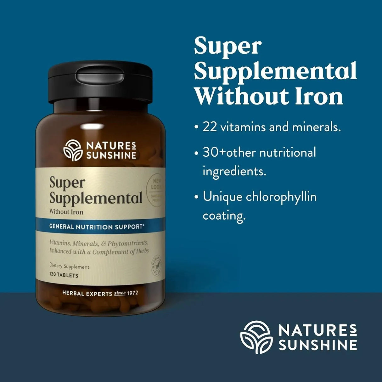 NATURES SUNSHINE - Nature's Sunshine Super Supplemental w/o Iron 120 Tabletas - The Red Vitamin MX - Suplementos Alimenticios - {{ shop.shopifyCountryName }}