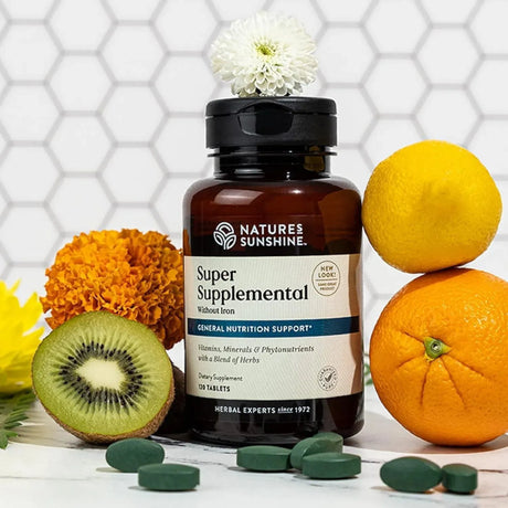 NATURES SUNSHINE - Nature's Sunshine Super Supplemental w/o Iron 120 Tabletas - The Red Vitamin MX - Suplementos Alimenticios - {{ shop.shopifyCountryName }}