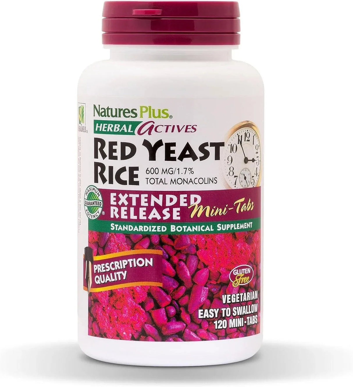 NATURES PLUS - NaturesPlus Herbal Actives Red Yeast Rice 600Mg. 120 Tabletas - The Red Vitamin MX - Suplementos Alimenticios - {{ shop.shopifyCountryName }}