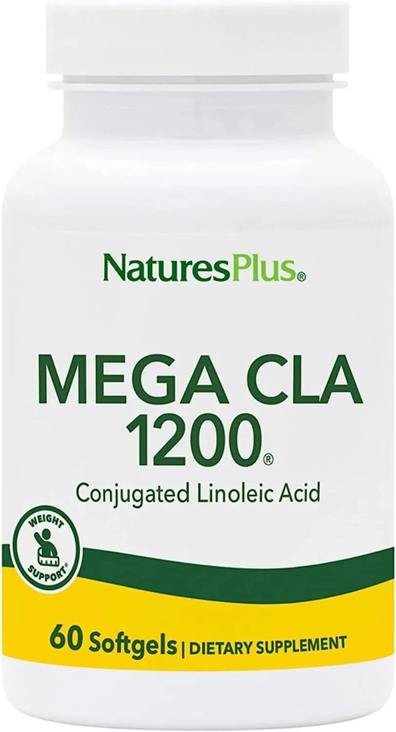 NATURES PLUS - NaturesPlus Mega CLA 1200Mg. 60 Capsulas Blandas - The Red Vitamin MX - Suplementos Alimenticios - {{ shop.shopifyCountryName }}