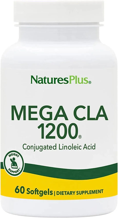 NATURES PLUS - NaturesPlus Mega CLA 1200Mg. 60 Capsulas Blandas - The Red Vitamin MX - Suplementos Alimenticios - {{ shop.shopifyCountryName }}