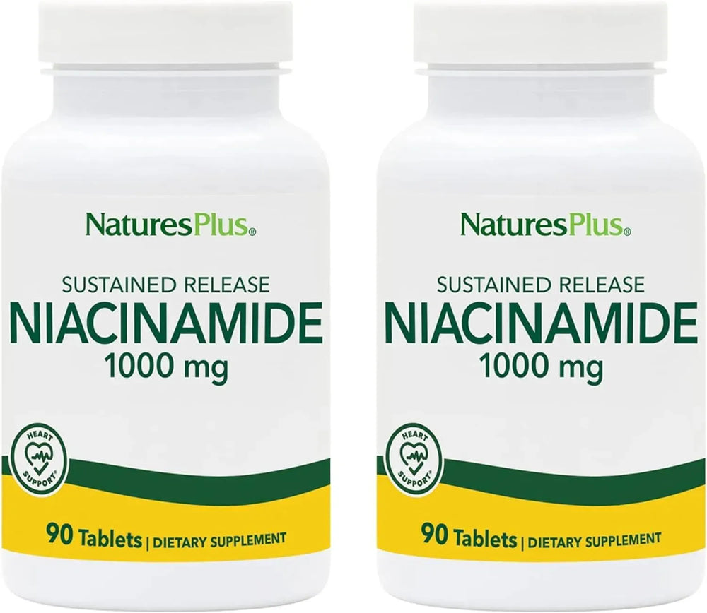 NATURES PLUS - NaturesPlus Niacinamide 1000Mg. 90 Tabletas 2 Pack - The Red Vitamin MX - Suplementos Alimenticios - {{ shop.shopifyCountryName }}