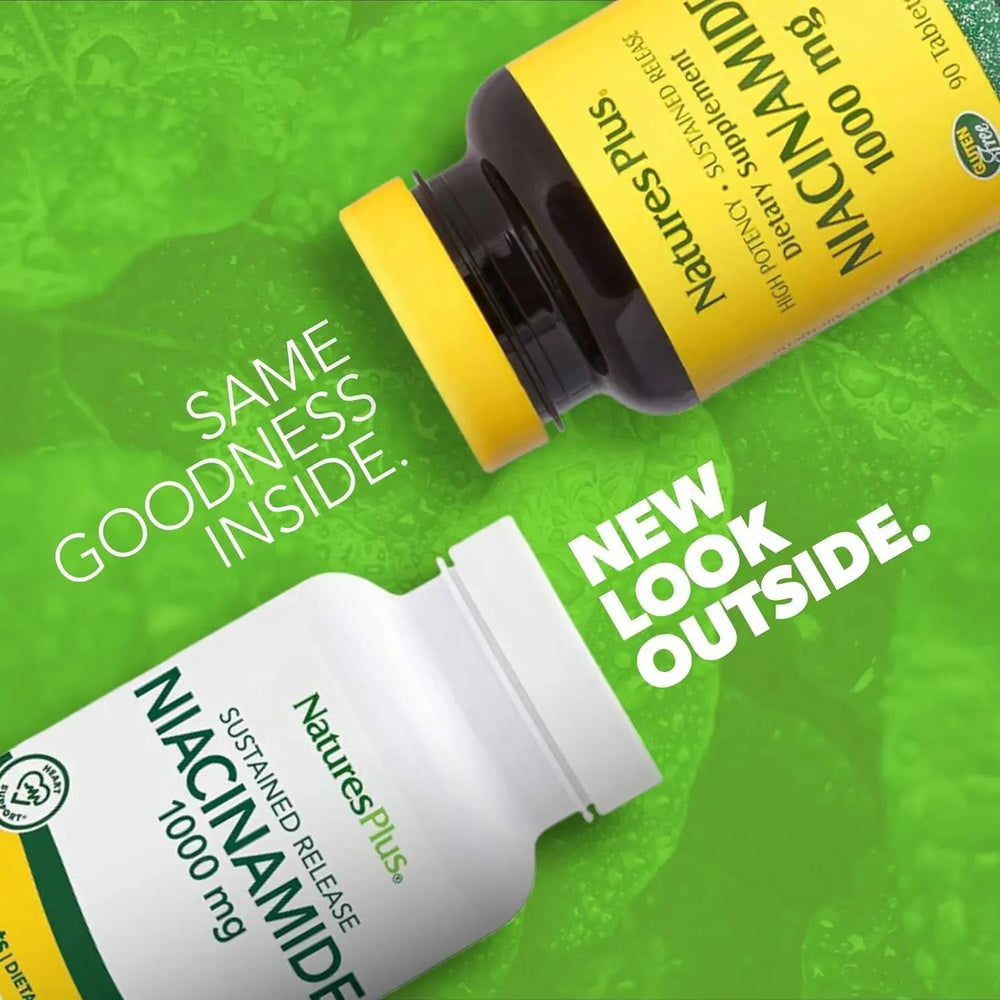 NATURES PLUS - NaturesPlus Niacinamide 1000Mg. 90 Tabletas 2 Pack - The Red Vitamin MX - Suplementos Alimenticios - {{ shop.shopifyCountryName }}