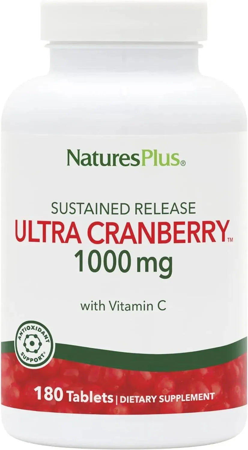 NATURES PLUS - NaturesPlus Ultra Cranberry 1000Mg. 180 Tabletas - The Red Vitamin MX - Suplementos Alimenticios - {{ shop.shopifyCountryName }}