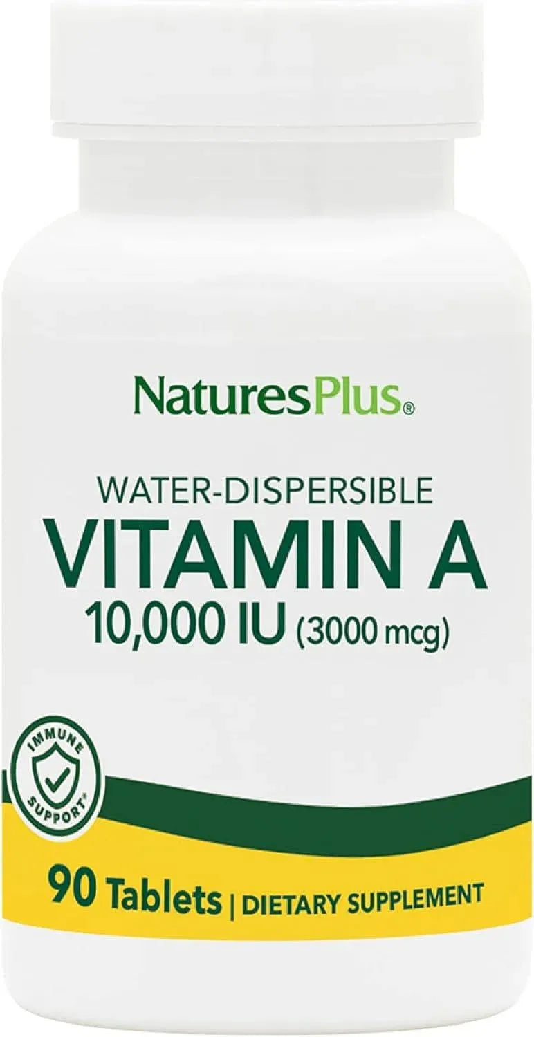NATURES PLUS - NaturesPlus Vitamin A 10,000 IU 90 Tabletas - The Red Vitamin MX - Suplementos Alimenticios - {{ shop.shopifyCountryName }}