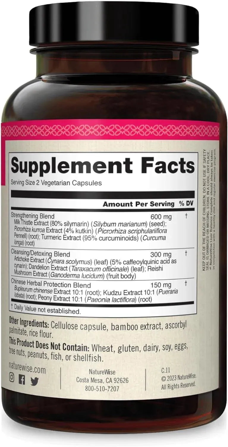 NATUREWISE - NatureWise Liver Detox Cleanse 60 Capsulas - The Red Vitamin MX - Suplementos Alimenticios - {{ shop.shopifyCountryName }}