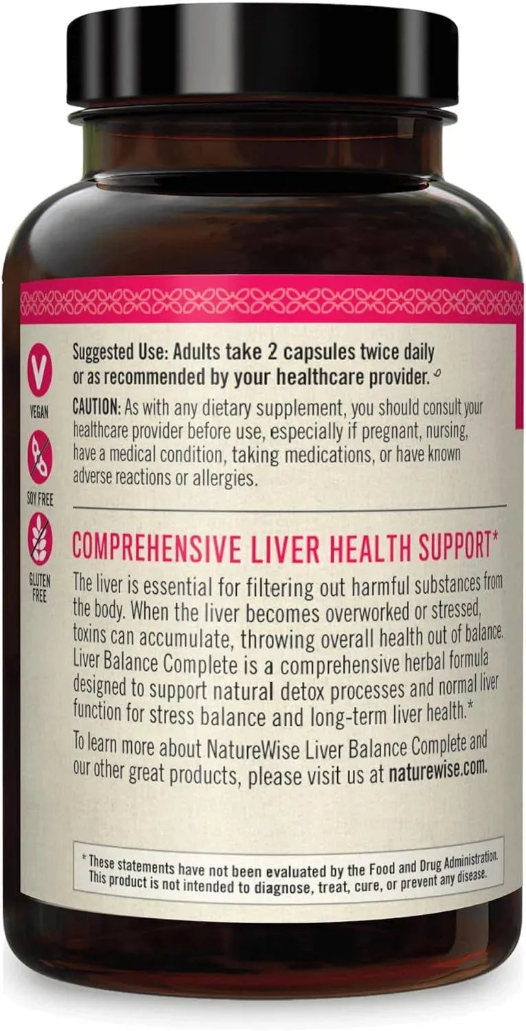 NATUREWISE - NatureWise Liver Detox Cleanse 60 Capsulas - The Red Vitamin MX - Suplementos Alimenticios - {{ shop.shopifyCountryName }}