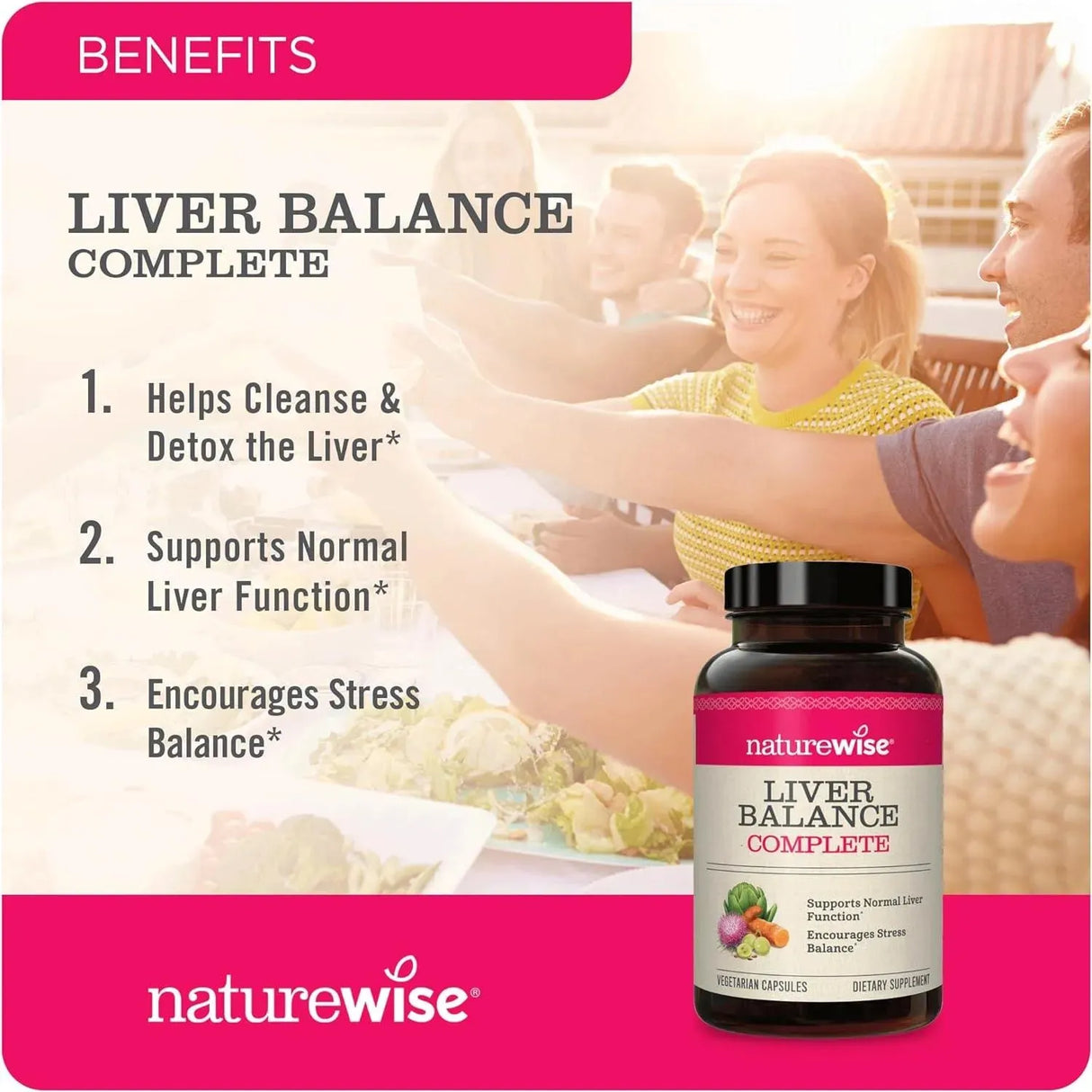 NATUREWISE - NatureWise Liver Detox Cleanse 60 Capsulas - The Red Vitamin MX - Suplementos Alimenticios - {{ shop.shopifyCountryName }}