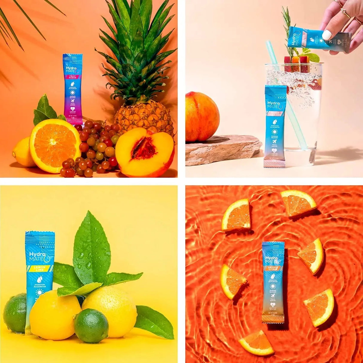 NATUREWORKS - NatureWorks HydroMATE Electrolytes Powder Drink Mix Packets Variety Pack 30 Paquetes - The Red Vitamin MX - Suplementos Alimenticios - {{ shop.shopifyCountryName }}