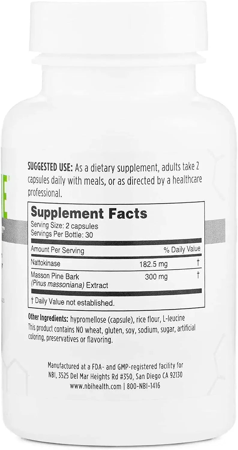 NBI - NBI NattoPine Heart & Cardiovascular Health Supplement 60 Capsulas - The Red Vitamin MX - Suplementos Alimenticios - {{ shop.shopifyCountryName }}