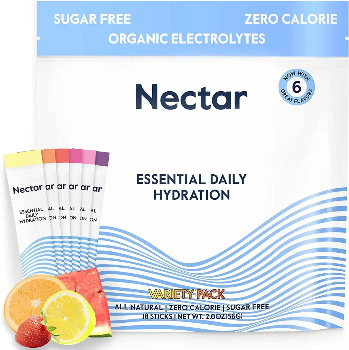 NECTAR - Nectar Hydration Packets Electrolytes Powder Variety Pack 18 Paquetes - The Red Vitamin MX - Suplementos Alimenticios - {{ shop.shopifyCountryName }}
