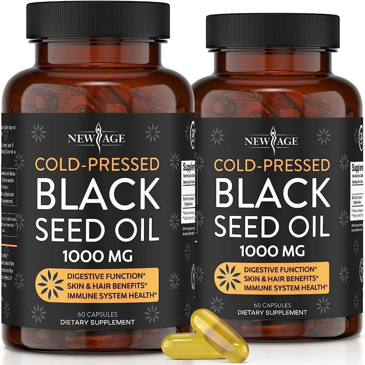 NEW AGE - New Age Black Seed Oil 1000Mg. 120 Capsulas Blandas - The Red Vitamin MX - Suplementos Alimenticios - {{ shop.shopifyCountryName }}