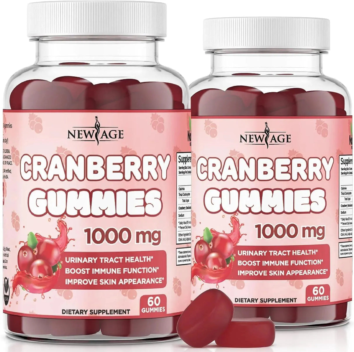 NEW AGE - New Age Cranberry Gummies 1000Mg. 120 Gomitas - The Red Vitamin MX - Suplementos Alimenticios - {{ shop.shopifyCountryName }}