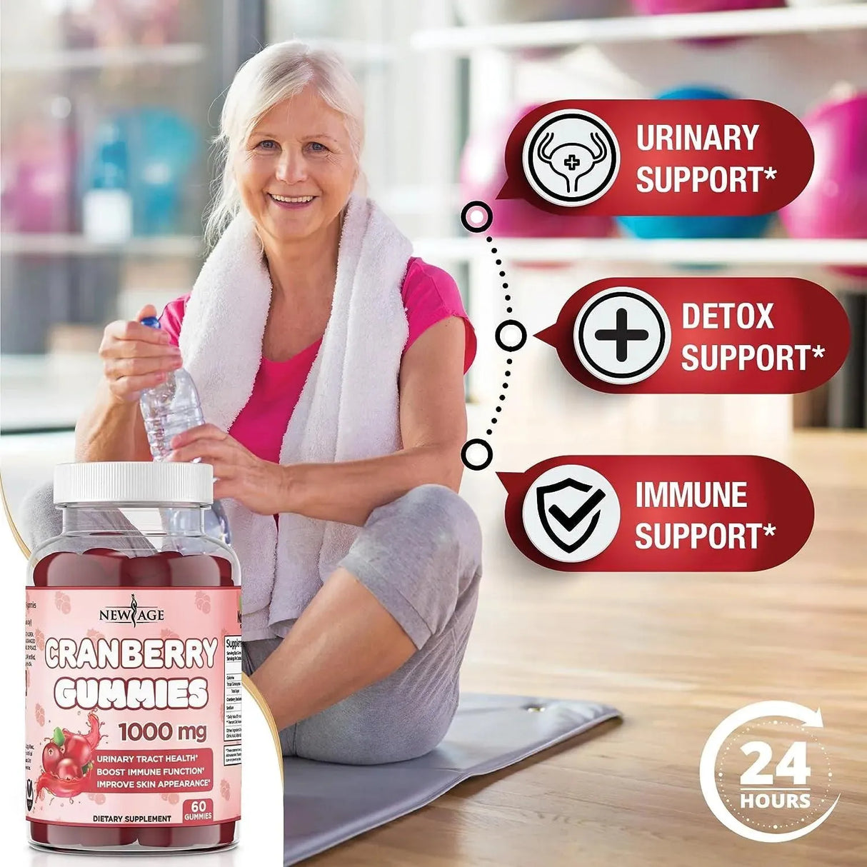 NEW AGE - New Age Cranberry Gummies 1000Mg. 120 Gomitas - The Red Vitamin MX - Suplementos Alimenticios - {{ shop.shopifyCountryName }}