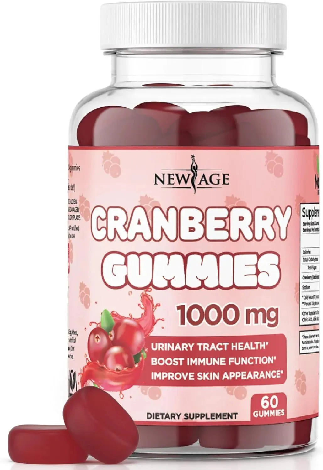 NEW AGE - New Age Cranberry Gummies 1000Mg. 60 Gomitas - The Red Vitamin MX - Suplementos Alimenticios - {{ shop.shopifyCountryName }}