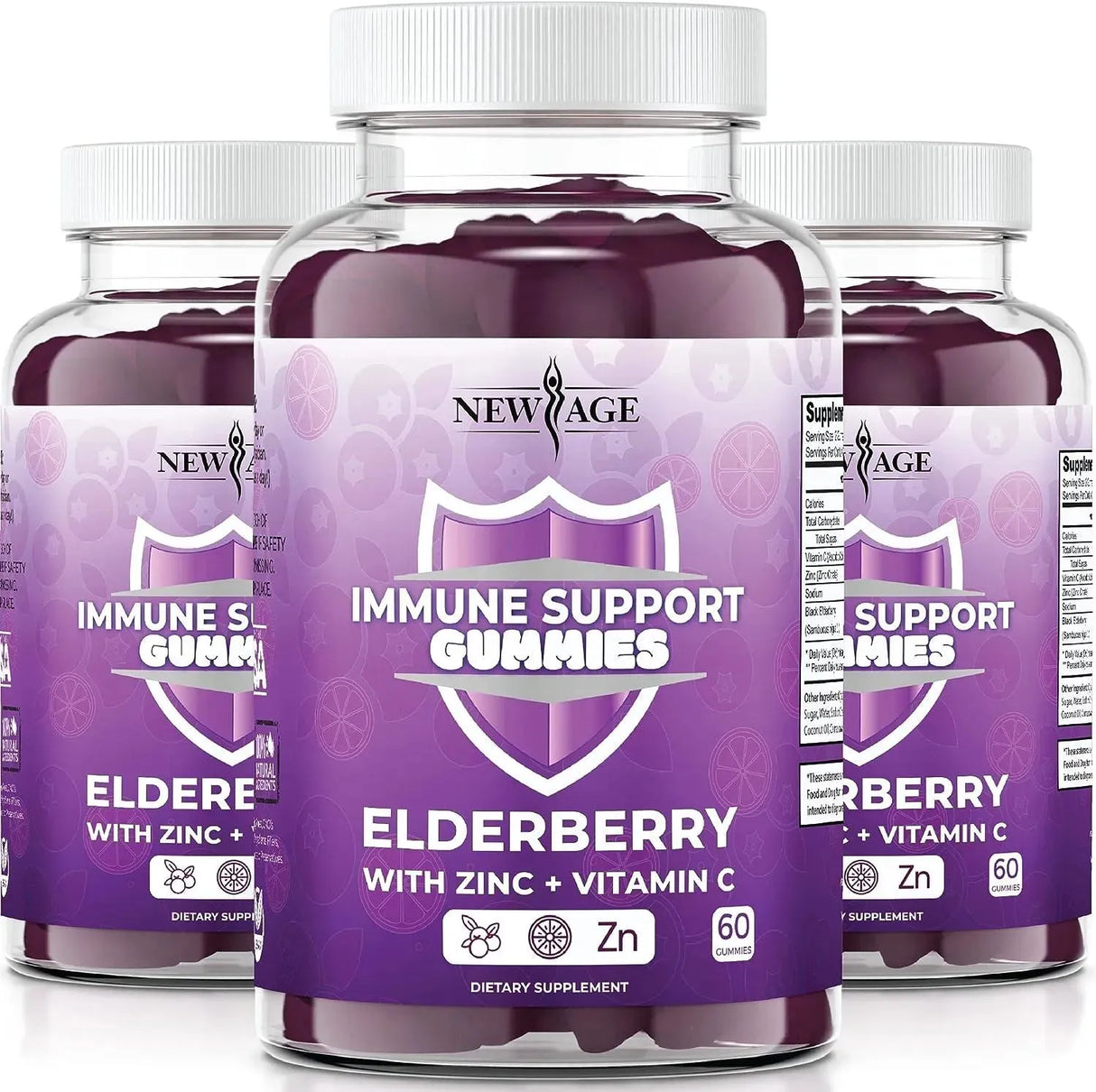 NEW AGE - New Age Immune System Support Gummies Elderberry 180 Gomitas - The Red Vitamin MX - Suplementos Alimenticios - {{ shop.shopifyCountryName }}